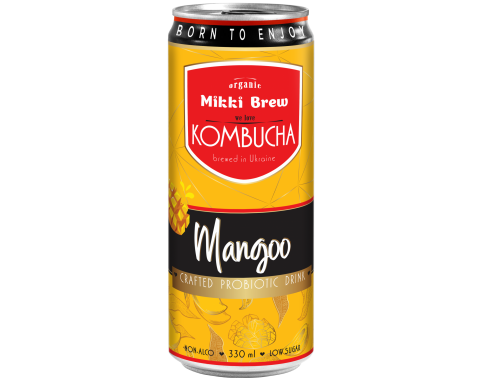 Напій Mikki Brew Kombucha Mangoo 0.33 л